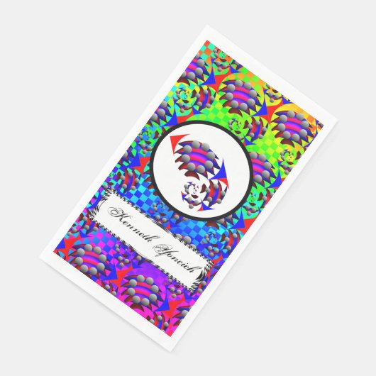 Serviette En Papier Fibonacci 'Fish' par Kenneth Yoncich (Coin)