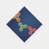 Serviette En Papier Fidget Spinner Anniversday Party Napkins (Coin)