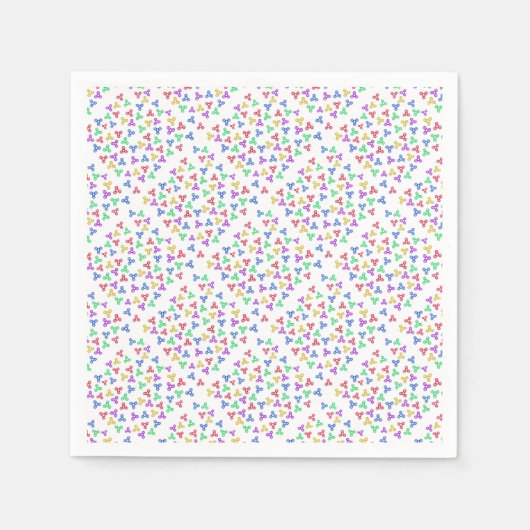 Serviette En Papier Fidget Spinners (Devant)