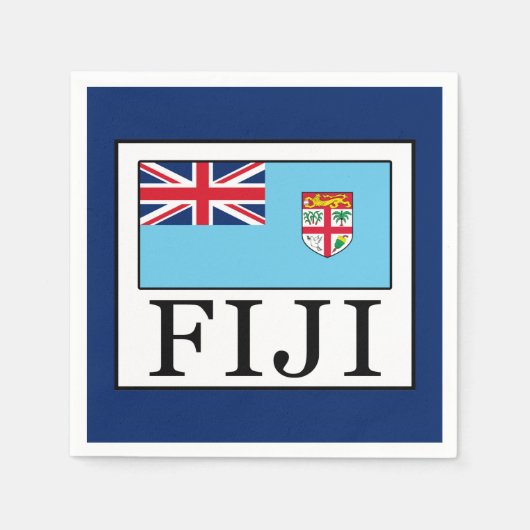 Serviette En Papier Fidji (Devant)