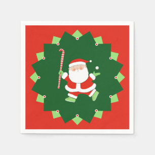 Serviette En Papier Field Hockey Vacances de Noël