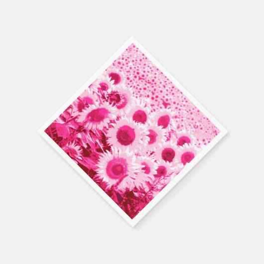 Serviette En Papier Field of Sunflowers (Coin)