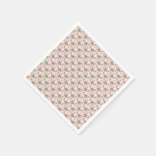 Serviette En Papier Fields fraises Naples (Coin)