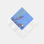 Serviette En Papier Fier Américain - (Coin)