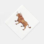Serviette En Papier Fierce Bull (Coin)