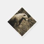 Serviette En Papier Fière Ours (Coin)