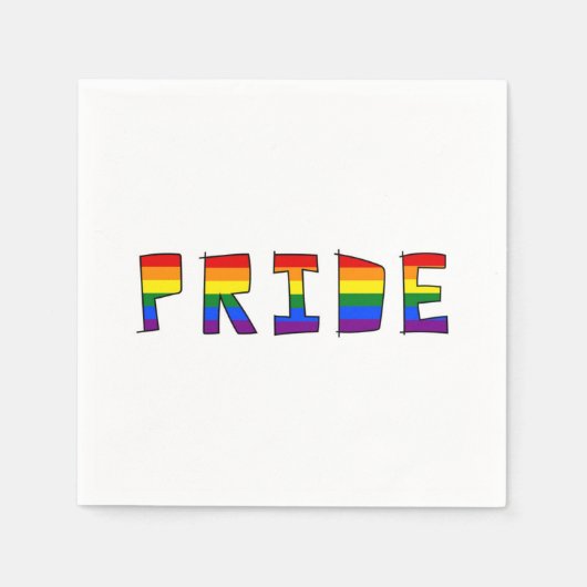 SERVIETTE EN PAPIER FIERTÉ (Devant)