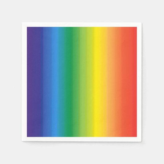 Serviette En Papier Fierté arc-en-ciel Ombre (Devant)