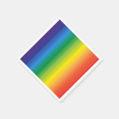 Serviette En Papier Fierté arc-en-ciel Ombre (Coin)