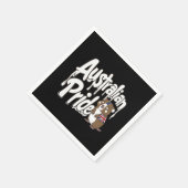 SERVIETTE EN PAPIER FIERTÉ AUSTRALIENNE (Coin)