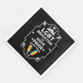 Serviette En Papier Fierté de Brighton et de Hove (Coin)