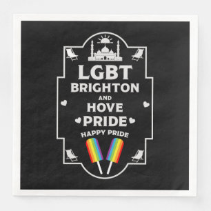Serviette En Papier Fierté de Brighton et de Hove