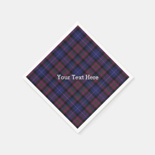 Serviette En Papier Fierté d'Écosse Tartan Plaid Papier serviettes