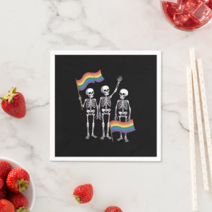 Serviette En Papier Fierté Droits LGBT Lesbienne Gay Ally LGBTQ Trans