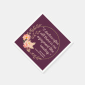 Serviette En Papier Fierté et préjugé Citation III - Style mignon (Coin)