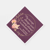 Serviette En Papier Fierté et préjugés Citation I - Style mignon (Coin)