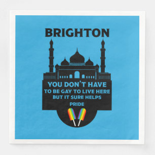 Serviette En Papier Fierté gay de Brighton