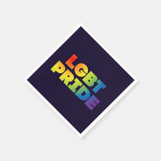 SERVIETTE EN PAPIER FIERTÉ LGBT (Coin)