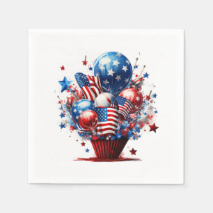 Serviette En Papier Fierté patriotique