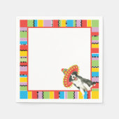 Serviette En Papier Fiesta Border Collie (Devant)