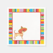 Serviette En Papier Fiesta Chihuahua (Devant)