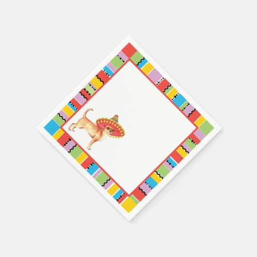 Serviette En Papier Fiesta Chihuahua (Coin)