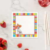 Serviette En Papier Fiesta Dalmatien (En situation)