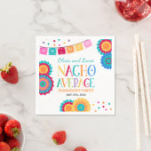 Serviette En Papier Fiesta Engagement Party Napkin Nacho Moyenne Party (En situation)