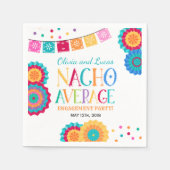 Serviette En Papier Fiesta Engagement Party Napkin Nacho Moyenne Party (Devant)