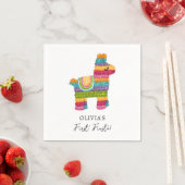 Serviette En Papier Fiesta et Piñata Amusante Mexicaine Llama Premier (En situation)