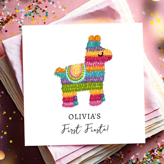 Serviette En Papier Fiesta et Piñata Amusante Mexicaine Llama Premier
