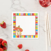 Serviette En Papier Fiesta Frenchie (En situation)