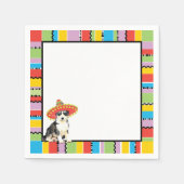 Serviette En Papier Fiesta Husky (Devant)