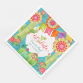 Serviette En Papier Fiesta Margarita Cinco de Mayo Party Cactus Art (Coin)