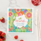 Serviette En Papier Fiesta Margarita Cinco de Mayo Party Cactus Art (En situation)