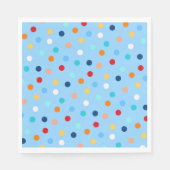 Serviette En Papier Fiesta Multicolor Polka Dot Napkin (Devant)