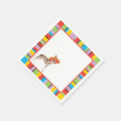 Serviette En Papier Fiesta Orchidée inca péruvienne (Coin)