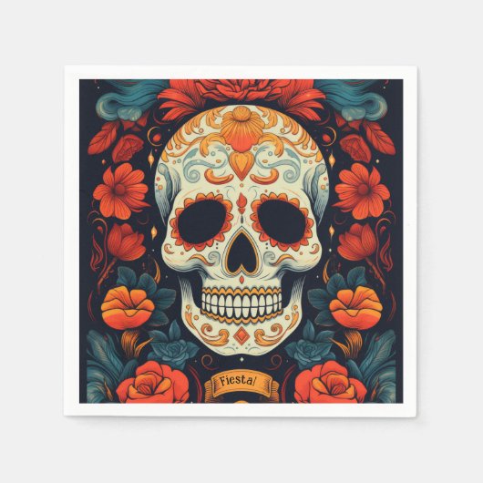 Serviette En Papier Fiesta ! PARTI mexicain (Devant)