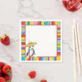 Serviette En Papier Fiesta Pit Bull Terrier (En situation)