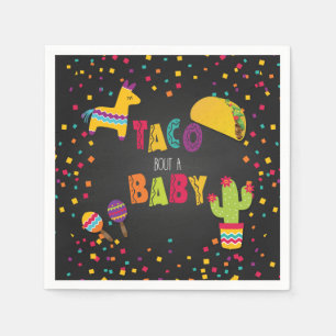 Serviette En Papier Fiesta Taco Bout a Baby Napkin - Baby shower
