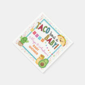 Serviette En Papier Fiesta Taco Bout Un Papier Baby shower Napkin (Coin)