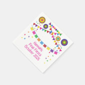Serviette En Papier Fiesta Thème Cocktail Napkin (Coin)