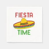 Serviette En Papier Fiesta Time Cinco De Mayo Papier Napkins (Devant)
