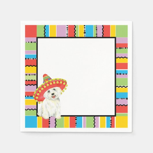 Serviette En Papier Fiesta Westie (Devant)