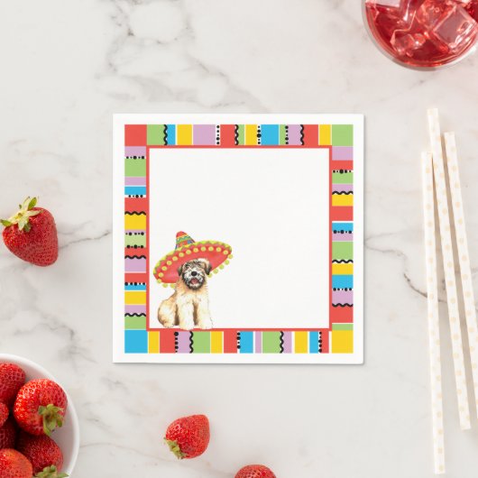 Serviette En Papier Fiesta Wheaten (En situation)
