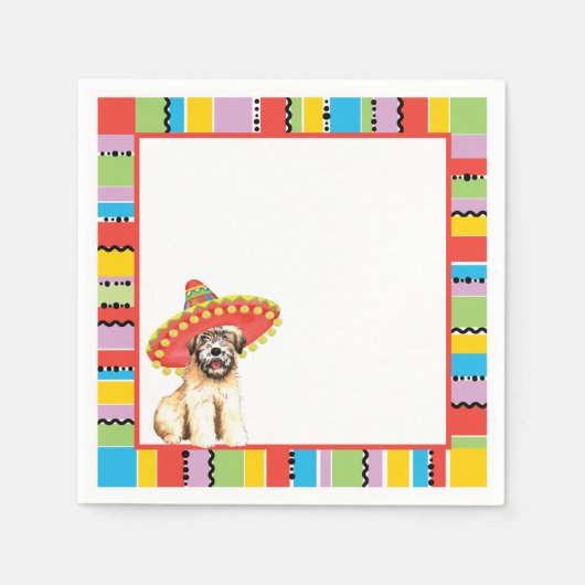 Serviette En Papier Fiesta Wheaten (Devant)