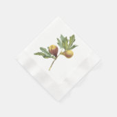 Serviette En Papier fig(Ficus violacea) par Redouté (Coin)
