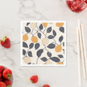 Serviette En Papier fig papier motif Napkin (En situation)