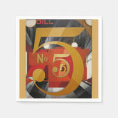 Serviette En Papier Figure de Cudern Art moderne (Devant)