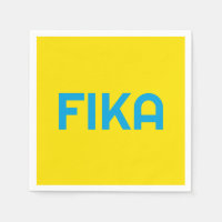 FIKA Bold Jaune et bleu